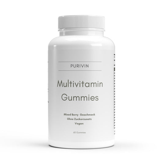 Purivin Multivitamin Gummies – vegane Vitamingummis für tägliche Gesundheit & Energie